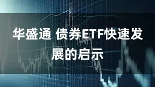 华盛通 债券ETF快速发展的启示