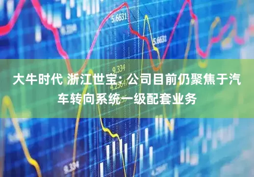 大牛时代 浙江世宝: 公司目前仍聚焦于汽车转向系统一级配套业务